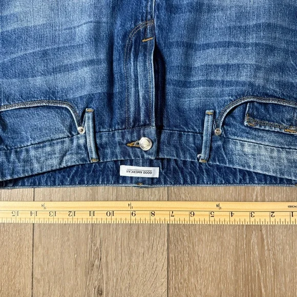 Good American Blue Denim Mini Skirt - Picture 9 of 11